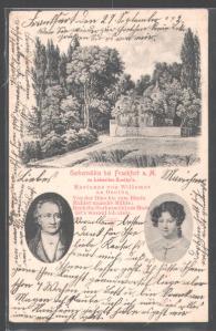 Marianne von Willemer, Goethe und die Gerbermühle