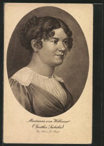 Marianne von Willemer ( historische Postkarte)