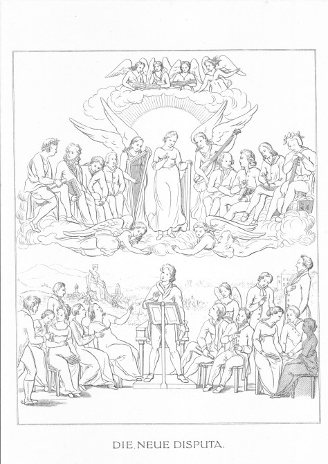 Die neue Disputa. Gründungsbild des Cäcilien-Vereins, 1818